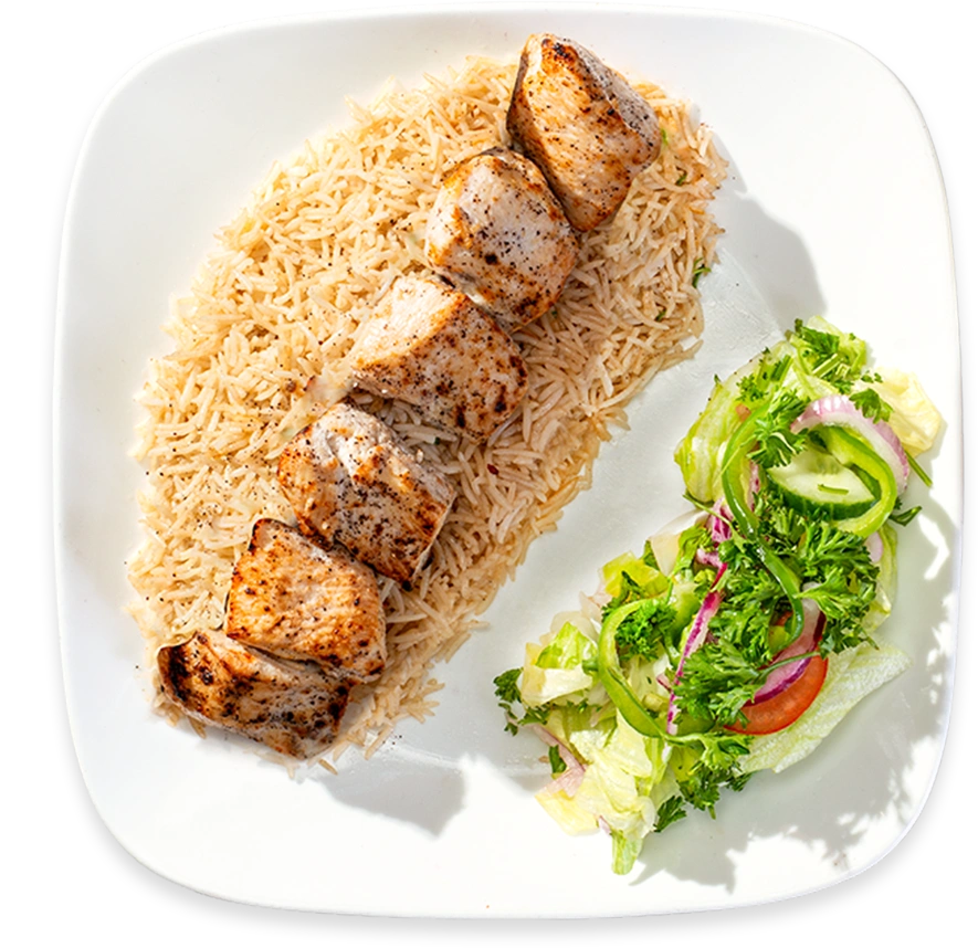 Classic - Chicken Tikka Kabob Plate