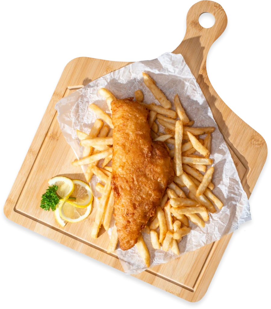 Fish And Chips Plate