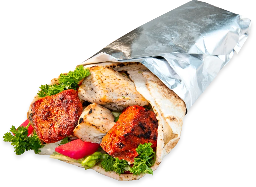 Twin Chicken Tikka Wrap