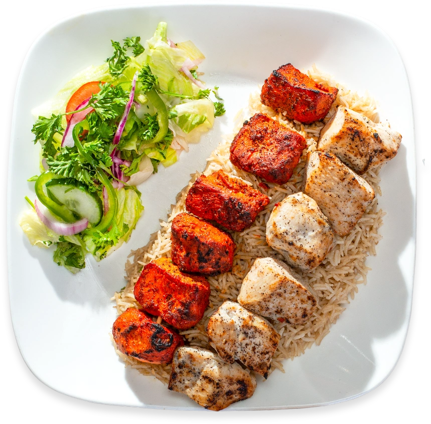 Twin Chicken Tikka Plate