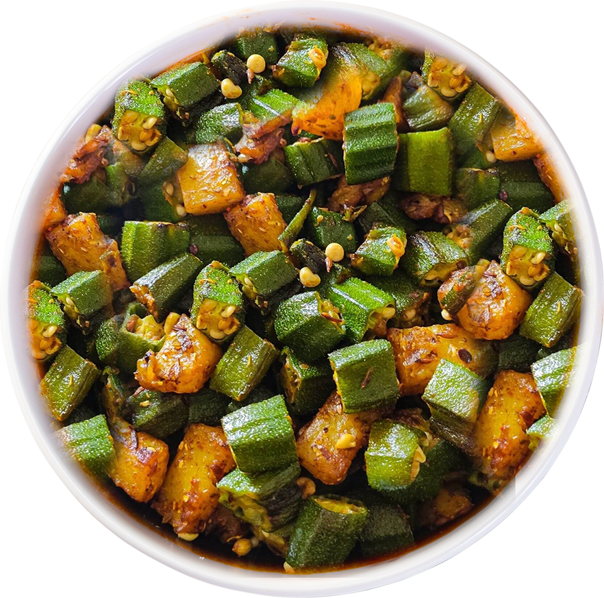 Okra Curry Bowl